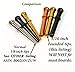 Private Machinist Cribbage Pegs Deluxe Metal Round Tip Oversized_Set of 12 pegs in 4 Colors (Metals)