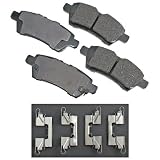 Akebono ACT1101 ProACT Ultra-Premium Ceramic Brake Pad Set by Akebono