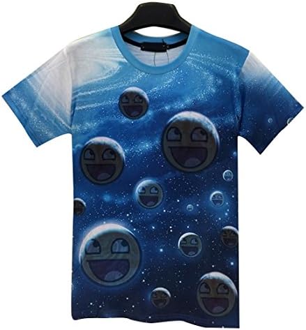Unisex Galaxy of Emoji Shirt Clothing for Men Women Plus size