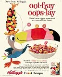 Vintage Kelloggs Tin Sign Fruit Loops