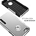 iPhone 6 Case, TOTU Apple iPhone 6 [Scratch Resistant] Heavy Duty Dual Layer Hybrid Case 4.7 inch Cover - Satin Sliver/Slate Black