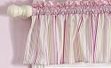 Bedtime Originals Hello Kitty and Puppy Window Valance - Pink
