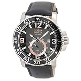 Invicta Men's 5527 II Collection Black Leather Strap Watch
