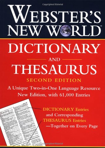 Webster's New World Dictionary and Thesaurus