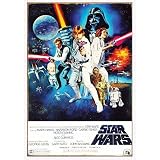 Vandor 99146 Star Wars a New Hope Movie Poster Heavy Gauge Metal Sign, Multicolored