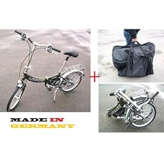 Deutsches Qualit�ts 20" (51cm) Alu Klapp Fahrrad Faltfahrrad Klapprad Klappfahrrad Faltrad MADE IN GERMANY