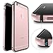 KEWEK iPhone 6 Case, Aluminum Metal Bumper Frame (No Signal Reduce) with Shock Absorbing Flexible TPU Inner Dual Layer for iPhone 6s, Rose Gold