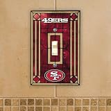 San Francisco 49ers - NFL Art Glass Single Switch Plate Cover