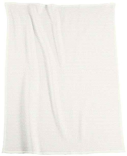 bocasa by biederlack 502063 biederlackborbo 50951 Decke Relief Cotton Stitch natur circa 180 x 220 cm 60% Baumwolle 40% Dralon
