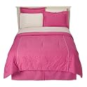 Home Eyelet Bed in a Bag - Pink (King)