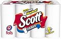 Scott Paper Towels, White Regular Roll, Case Pack  - Two Packs of (12 Rolls of 60 Sheets)
