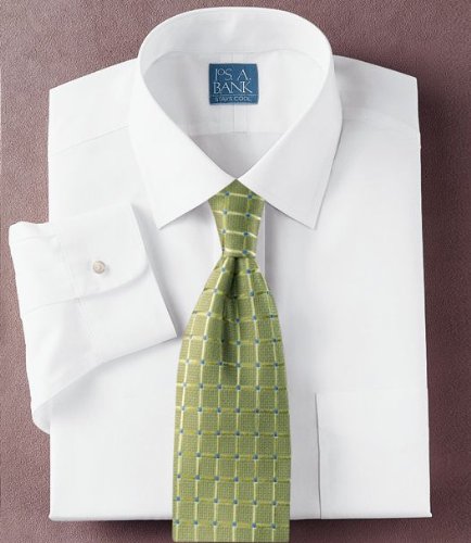 Stays Cool Tailored Fit Broadcloth Spread Collar Dress Shirt