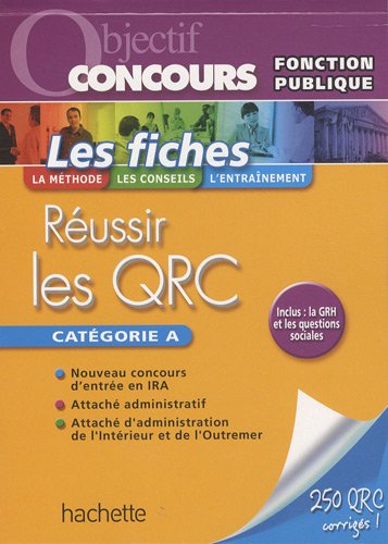 Réussir les QRC catégorie A