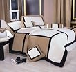 Luxury Textured Merridia 7-Piece Comforter Set - Queen Size