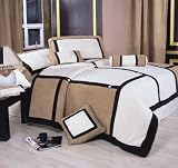 Luxury Textured Merridia 7-Piece Comforter Set - King Size