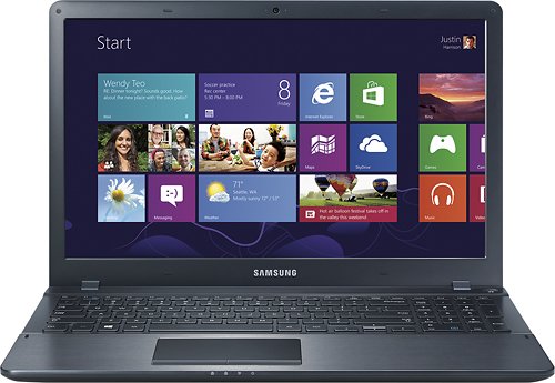 Samsung - ATIV Book 4 15.6" Laptop - 8GB Memory - 750GB Hard Drive - Mineral Ash Black On Sale