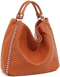 Oversized Melie Bianco Woven Hobo - Black or Orange