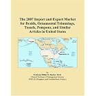 Click here to buy The 2007 Import and Export Market for Braids, Ornamental Trimmings, Tassels, Pompons, and... by  Philip M. Parker.
