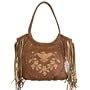 Scoop Top Tote Bag by Lou-ella, Big Sky Collection in Toffee
