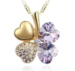 Femme Cristal Collier Tr�fle � Quatre...