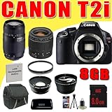 Canon EOS Rebel T2i 18 MP CMOS APS-C Digital SLR Camera w/ Tamron AF 28-80m ....