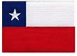 Chile Flag Embroidered Patch Chilean Iron-On National Emblem