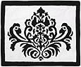 Black and White Isabella Accent Floor Rug by Sweet Jojo Designs