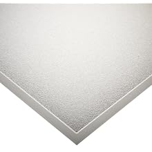 Extruded Acrylic Sheet, Textured UL 94HB, Clear