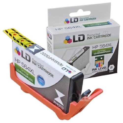 LD © Remanufactured Replacement Ink Cartridge for Hewlett Packard CB322WN (HP 564XL) High-Yield Photo Black - Shows Accurate Ink Levels On Sale