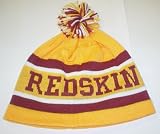 Washington Redskins Reebok Pom Top Cuffless Knit Hat