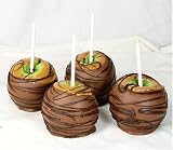 erin's milk chocolate caramel apple - set of 4