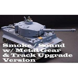 1 16 German Tiger Air Soft Rc Battle Tank Smoke and Sound (Upgrade Version w  M by 