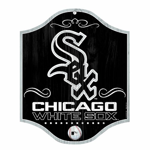 MLB Chicago White Sox 11-by-13 Wood Sign