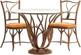 KALCO 4778GW NAPA SET OF 2 DINING CHAIR WITHOUT ARMS, SUNSET LEATHER CUSHION INCLUDED