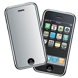 Durable Mirror Reusable LCD Screen Protector for Apple 2nd Generation Iphone 3G Smartphone
