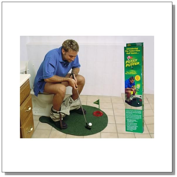 Potty Putter Putting Mat Golf Game