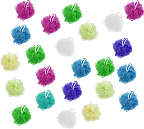 Aquapoufsentials Mesh Pouf Bathing Sponge (24 Pack)