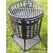 2in1 Feuerkorb & Grill, Feuerschale, Feuerstelle, Gartenfeuer, Gartengrill, Terrassenofen 71 x 46,5 cm