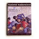 Univeristy of Washington VS Washington State Wood Sign