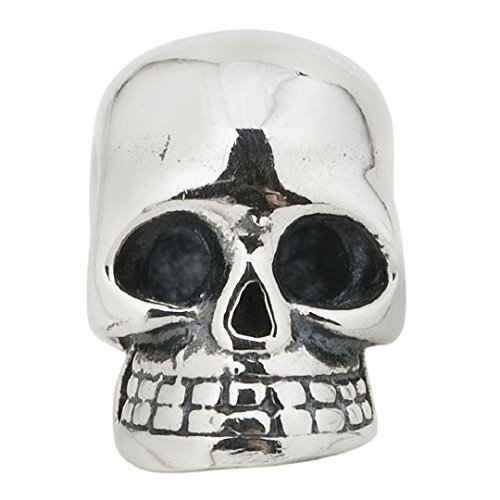 Authentic 925 Sterling Silver Halloween Gift Skull Symbols Bead Fits Pandora Charms