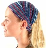 MayaWear Bandana - Orion Handwoven 100% Cotton with Elastic Backing Easy to wear