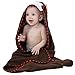 IDGIRL Cartoon Animal Style Hooded Baby Towel 0-6 years
