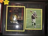 Drew Brees New Orleans Saints Signed Autographed Mini Helmet with Custom Made Shadow BOX Authentic Certified Coa Matching Holograms