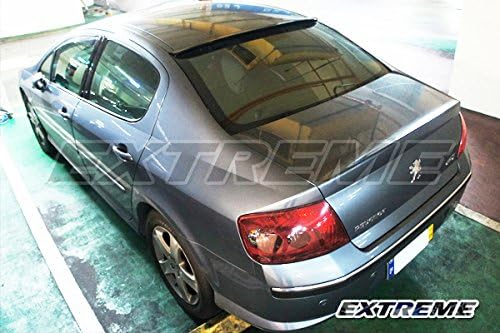 UNPAINTED 2004-2010 Peugeot 407 SEDAN Rear Extreme K-style Roof Spoiler Window Wing
