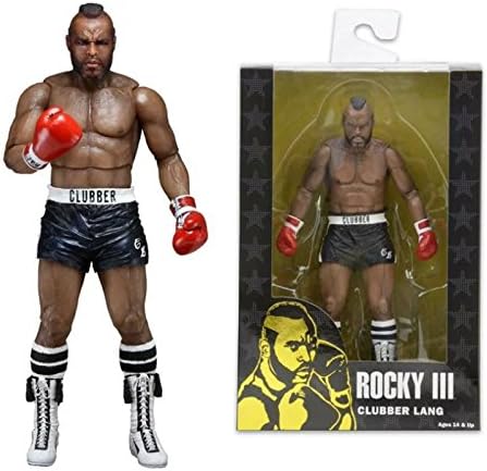 Rocky III CLUBBER LANG 40th Anniversary PVC Action Figure Collectible Model Toy 7" 18cm