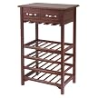 Wine Rack with Glass Storage