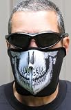 Neoprene Half Face Mask - Skull