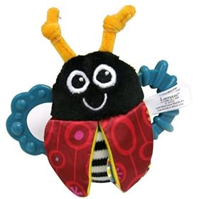 Lamaze High-Contrast Flip-Flop Bug Rattle