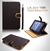 GALAXY Tab レザーケース (docomo SC-01C) 7 inch Tablet対応 STAND TURN LEATHER Case (スタンド・回転機能付き) 【Mango Brown(茶&マンゴー)】