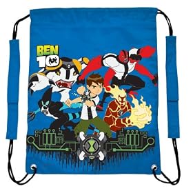 Ben 10 Blue Draw String Bag
